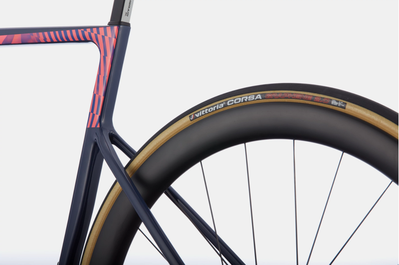 2021 Cannondale SuperSix EVO Hi-MOD Disc Dura-Ace Di2 Bike in Blue-1